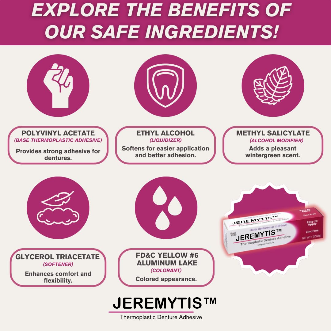 ✨[Official Brand Store]JEREMYTIS™ Thermoplastic Denture Adhesive(🔥Limited Time Discount)