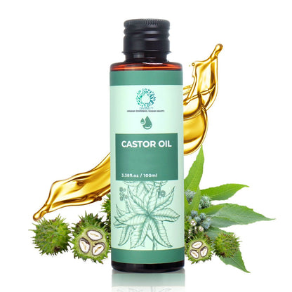 Pure cold-pressed castor oil